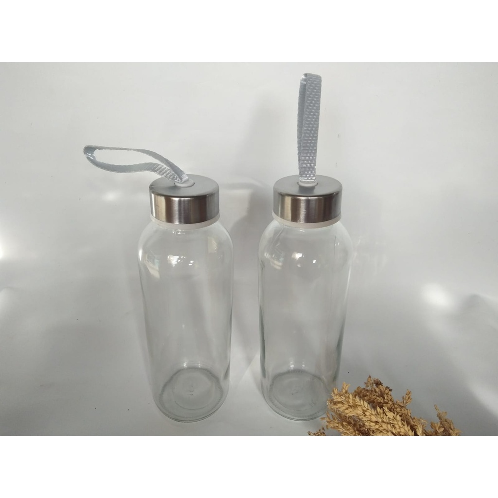 TERMOS Souvenir Drinking Bottle 420ml Clear Glass Thermos Bottle
