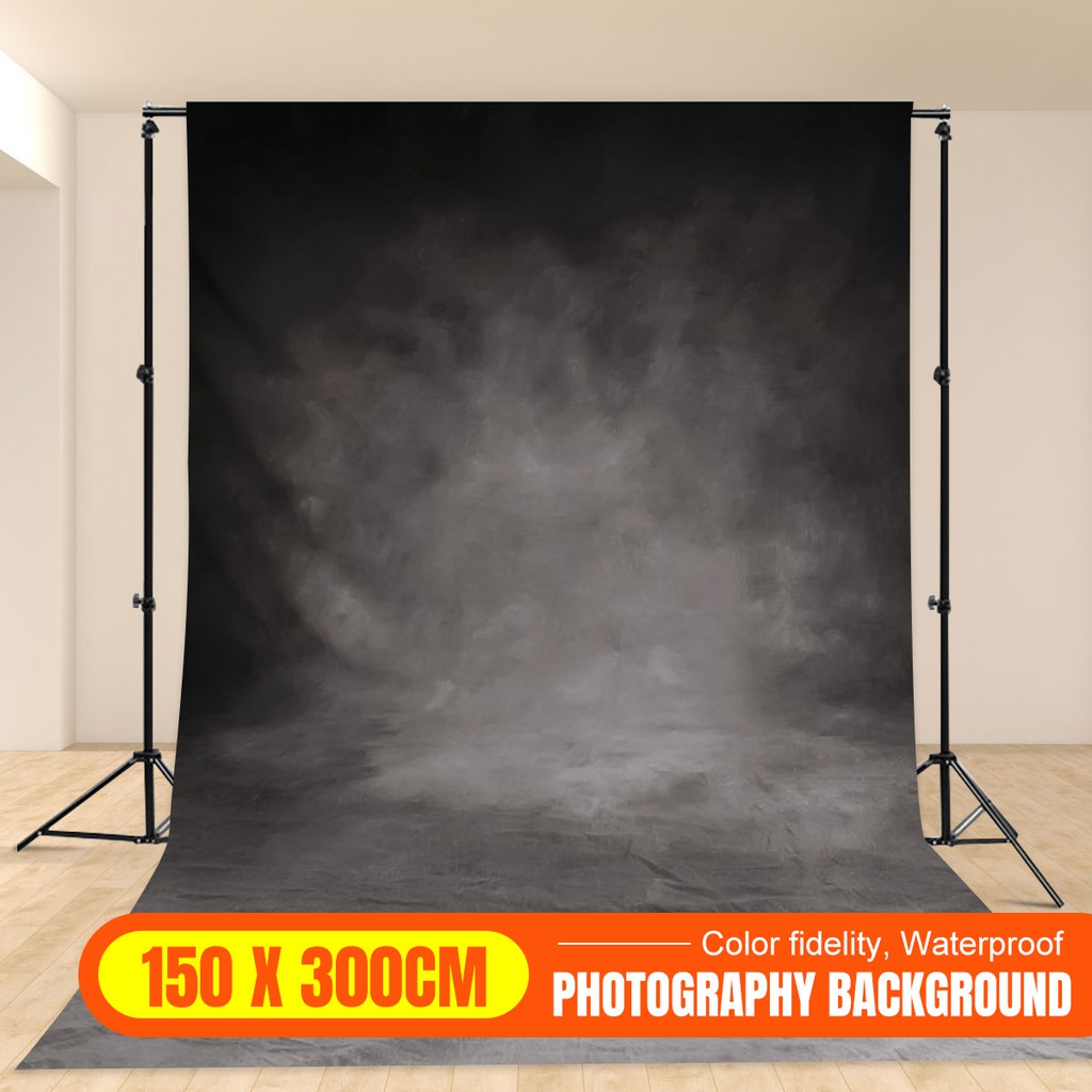 Original】5x10FT Large Retro Grey Black Wall Studio Photo Photography  Backdrop Background | Shopee Philippines
