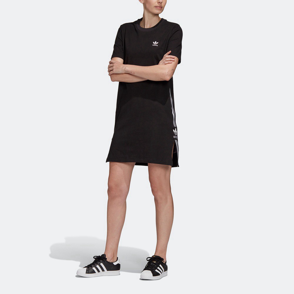 adidas black t shirt dress