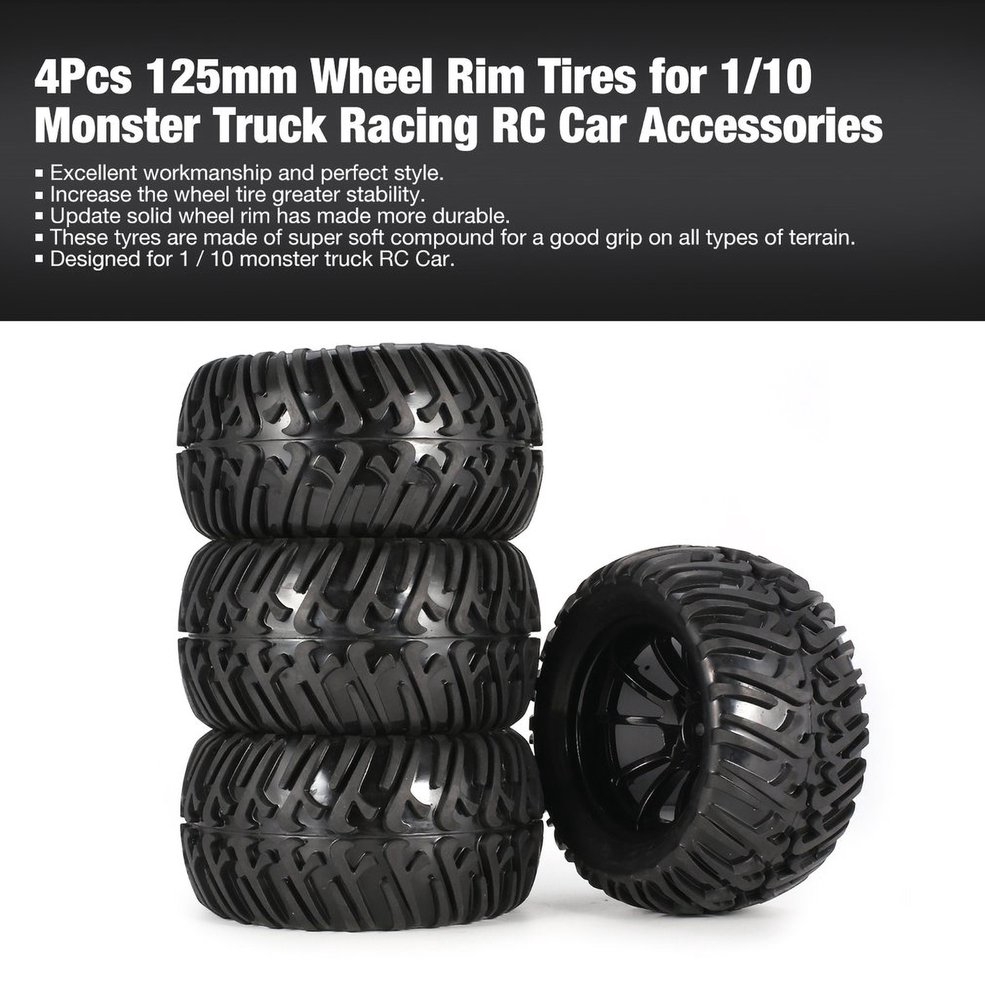 rc monster truck wheels and tires