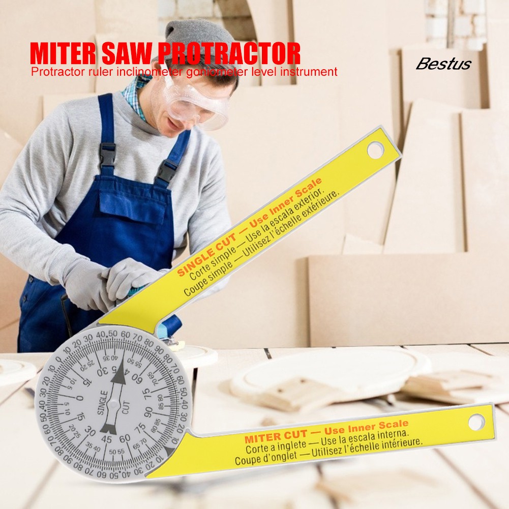 【BEST】Angle Finder Ruler Miter Saw Protractor Drawing Measuring Tool