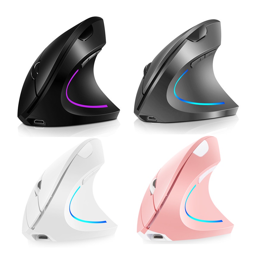 Rechargeable Vertical Wireless Mouse 2.4 GHz Wireless Gaming Mouses 6