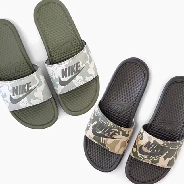 nike camouflage slides