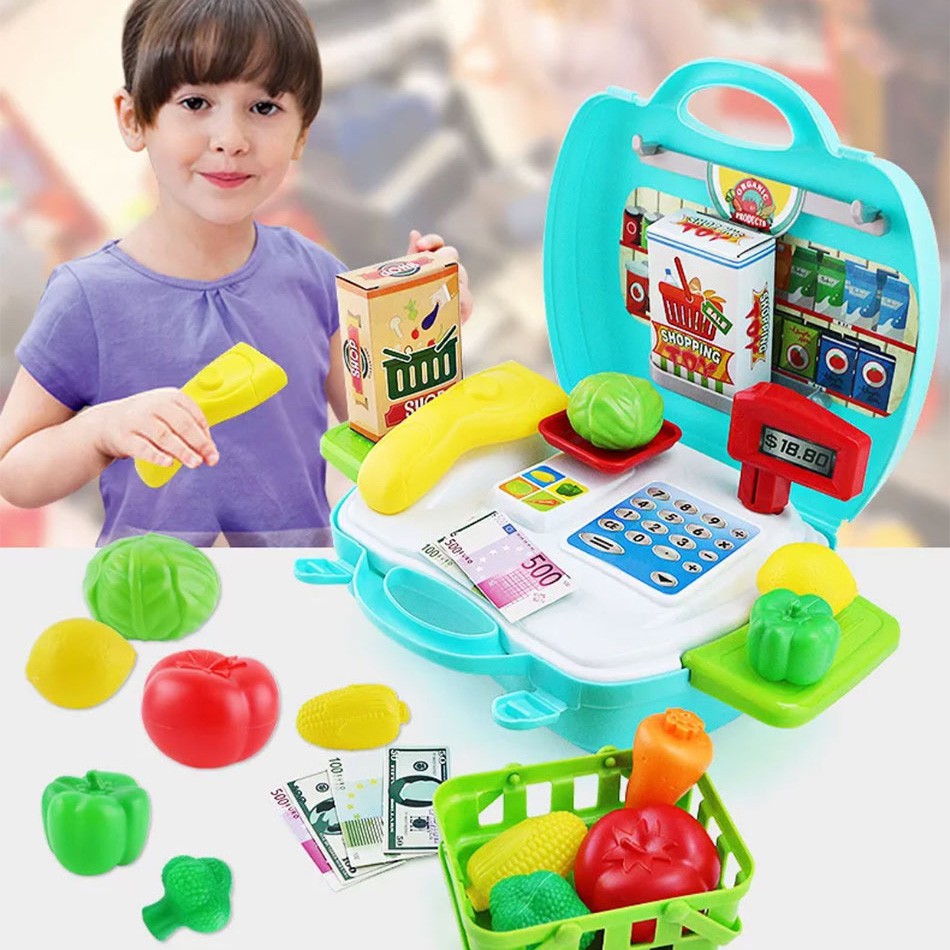 pretend play groceries