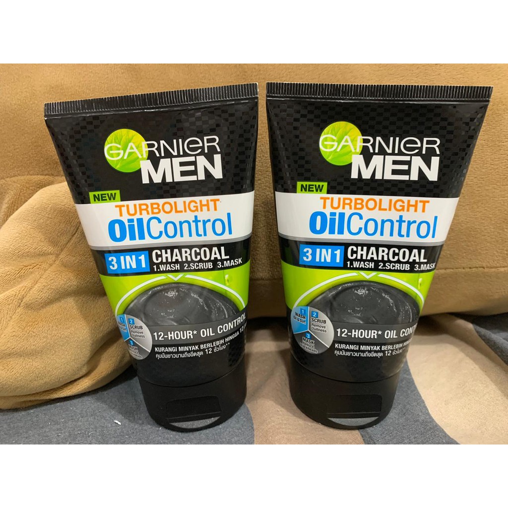 garnier men charcoal face wash