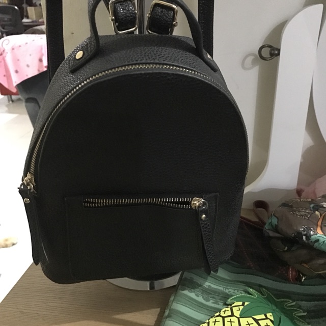 miniso black backpack