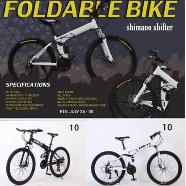 mse zonixx foldable bike