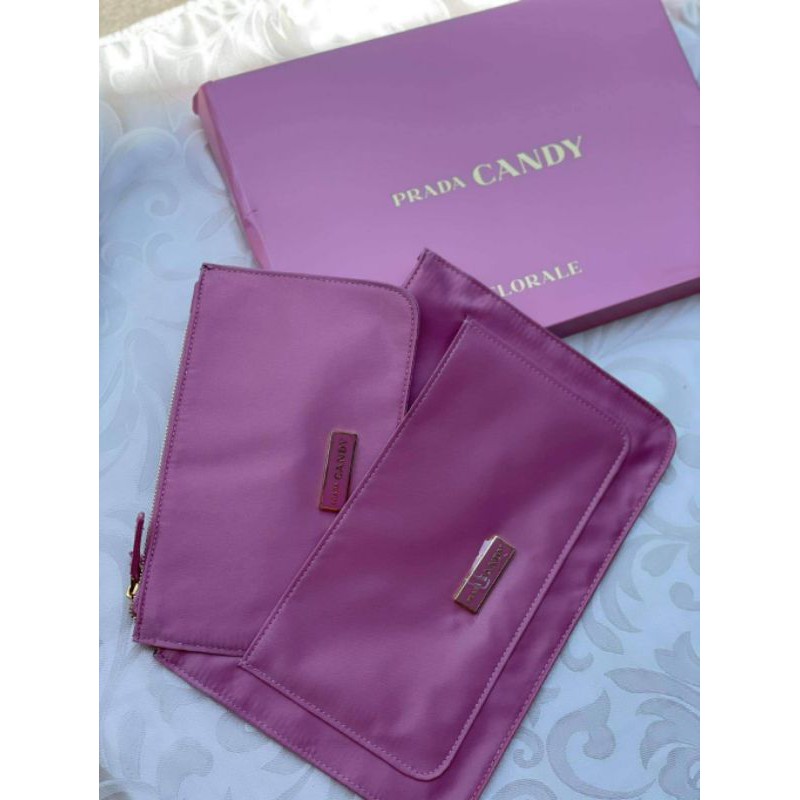 Prada Candy Pouch with Coin Purse Brand New | Shopee Philippines