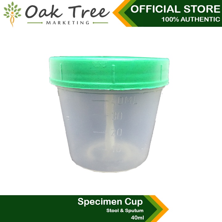 Specimen Cup Stool, Sputum 40Ml Shopee Philippines