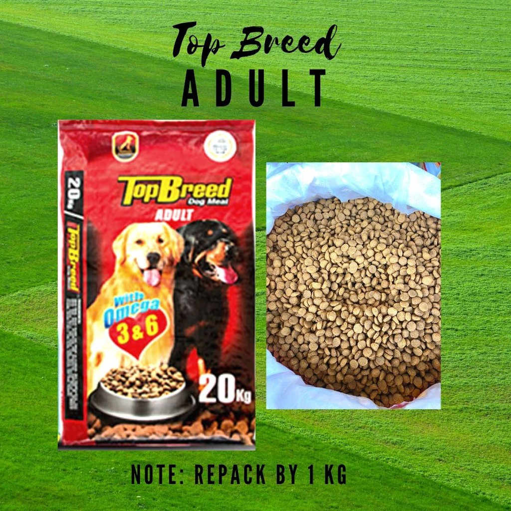 Top Breed Dog Food (Repack by 1KG) Shopee Philippines