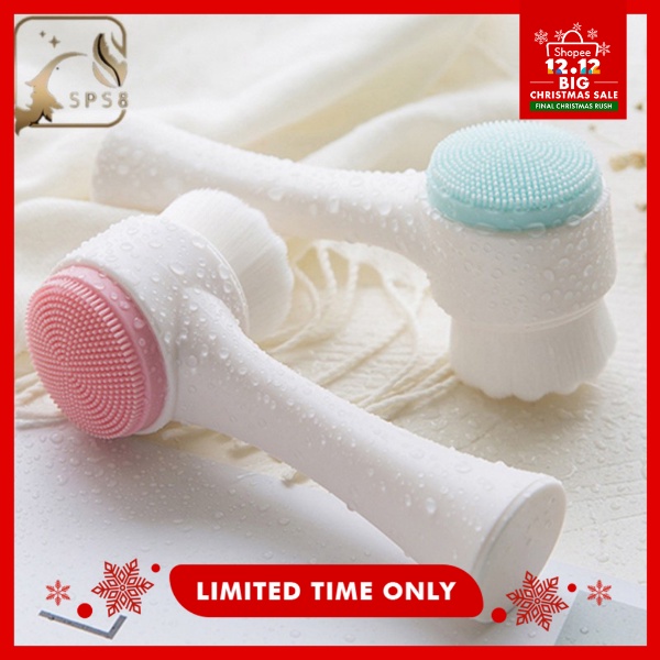 Silicone Facial Cleanser Brush Face Cleansing Massage Face Washing Product Skin Care Tool 3D