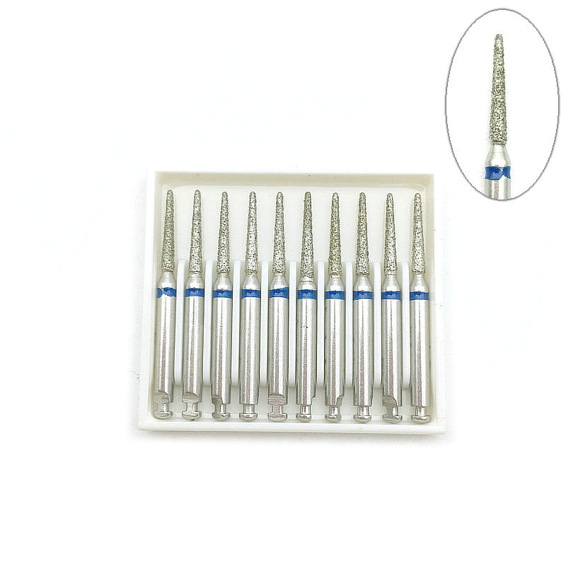 1Set/10Pcs Dental Product RA Diamond Burs Dental Lab Low Speed Burs