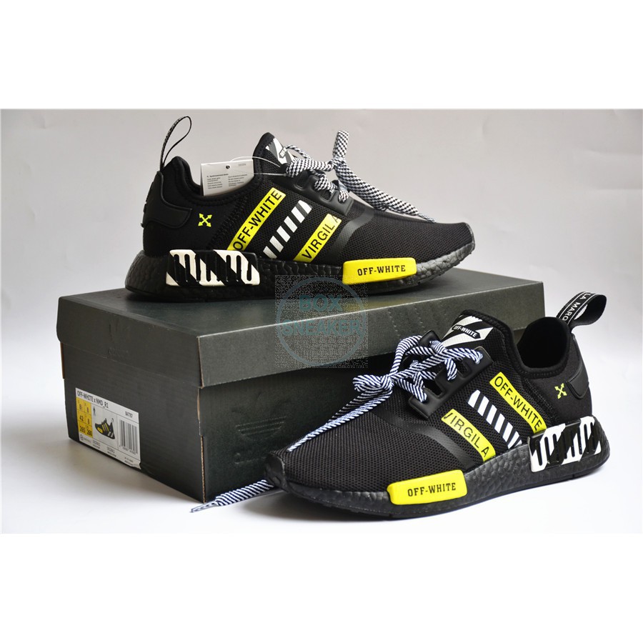 Off-White X Adidas NMD R1 Boost BA7787 | Shopee Philippines