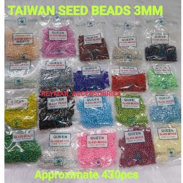 TAIWAN SEED BEADS 3MM Shopee Philippines