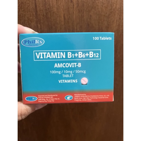 AMCOVIT-B, VITAMIN B COMPLEX TABLET | Shopee Philippines