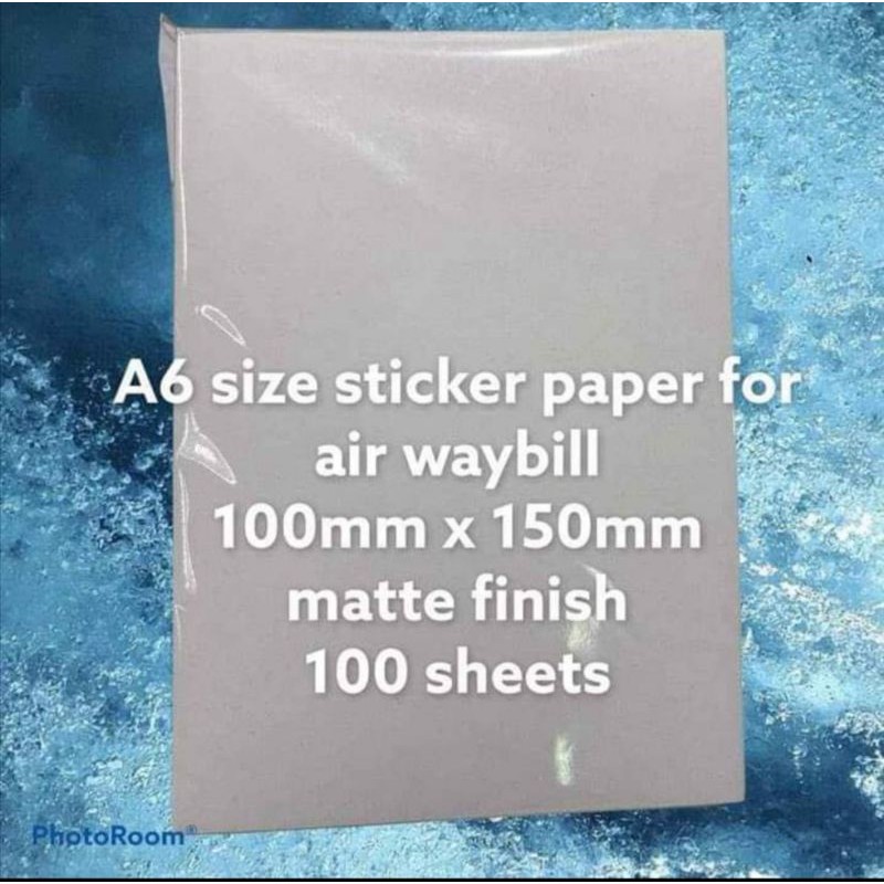 A6 Waybill Sticker Paper 100 Pcs Shopee Philippines 8608