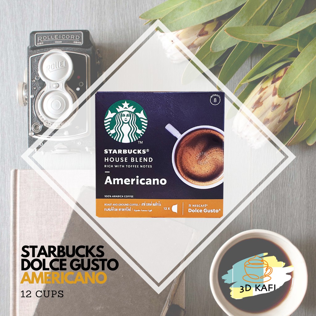 Starbucks Americano Dolce Gusto Coffee Capsules | Shopee ...