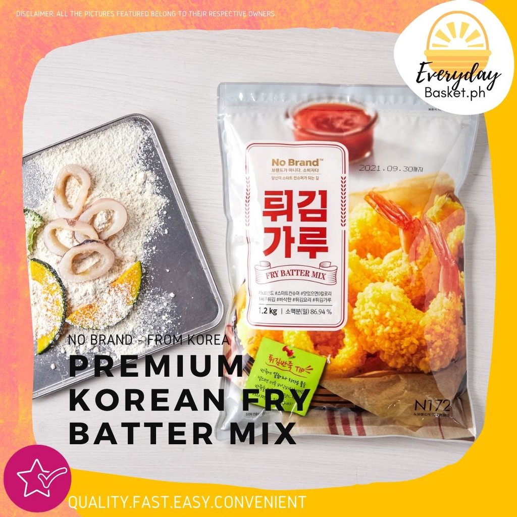 Korean Chicken Fry Batter Mix No Brand