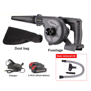 COD Cordless 21V Air Blower Vacuum Cleaners 2 Batteries 1200W Suction Cleaner Spray Absorption #1