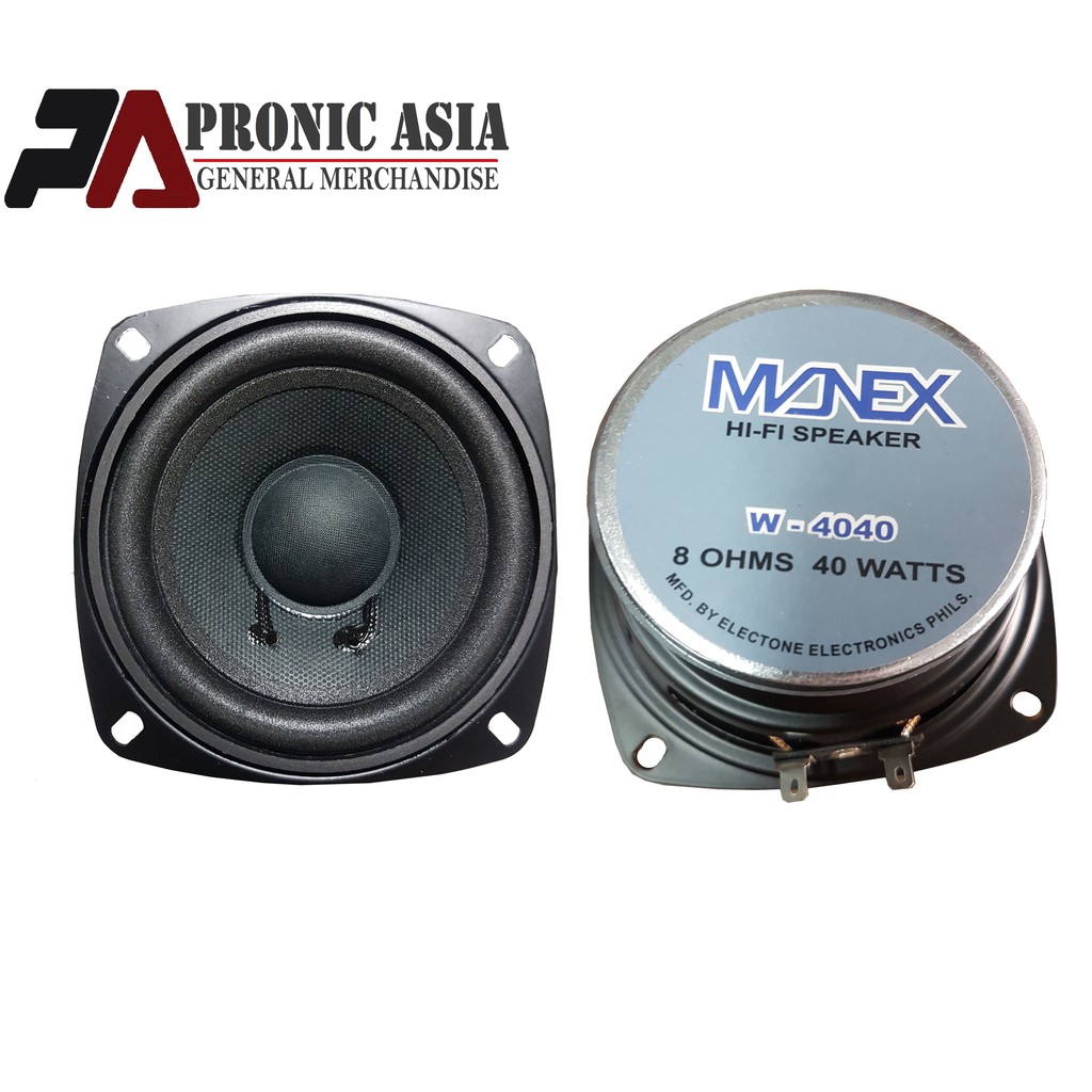 8 ohm 40 watt speakers