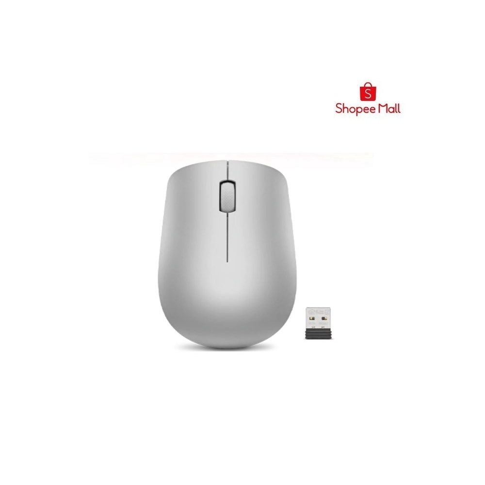 Lenovo 530 Wireless Mouse (Platinum Grey) GY50Z18984 | 1200 DPI | 2.4 GHz  Wireless via Nano USB | | Shopee Philippines