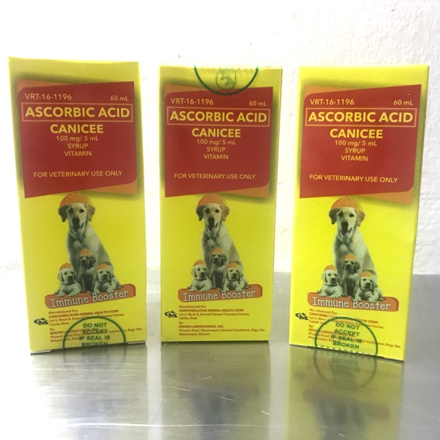 Canicee Ascorbic Acid Pet Vitamins 60ml Shopee Philippines