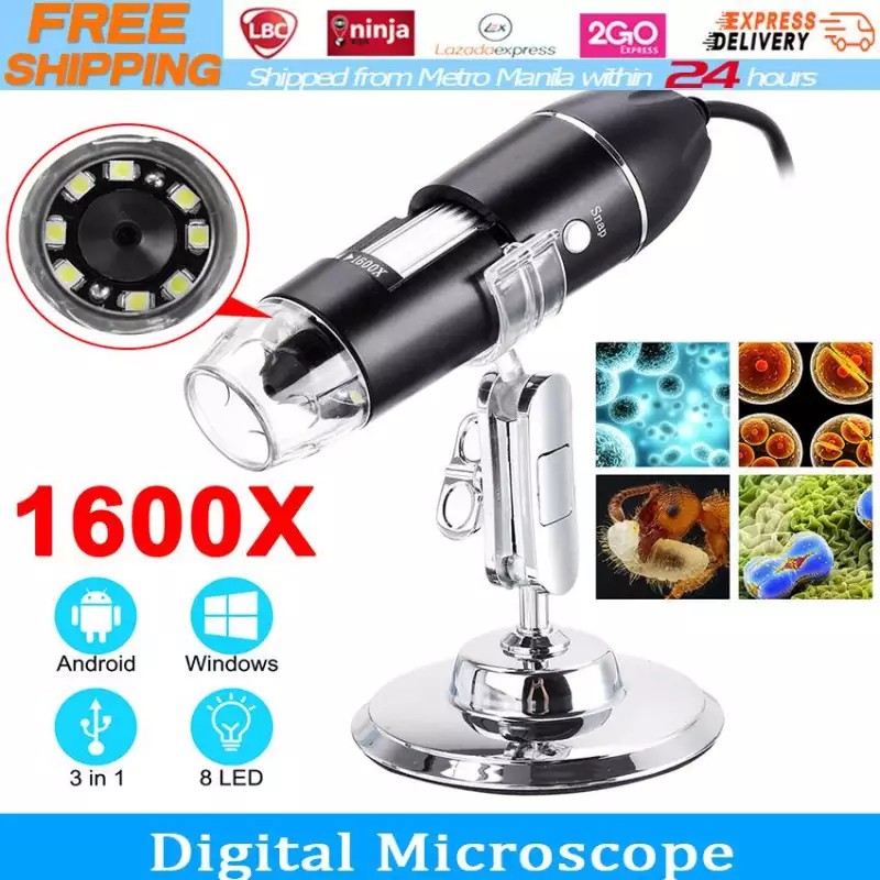 1600X HD Electronic Digital Microscope Handheld USB Shopee Philippines