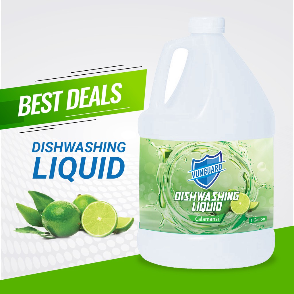 DISHWASHING LIQUID 1 GALLON (CALAMANSI) Shopee Philippines