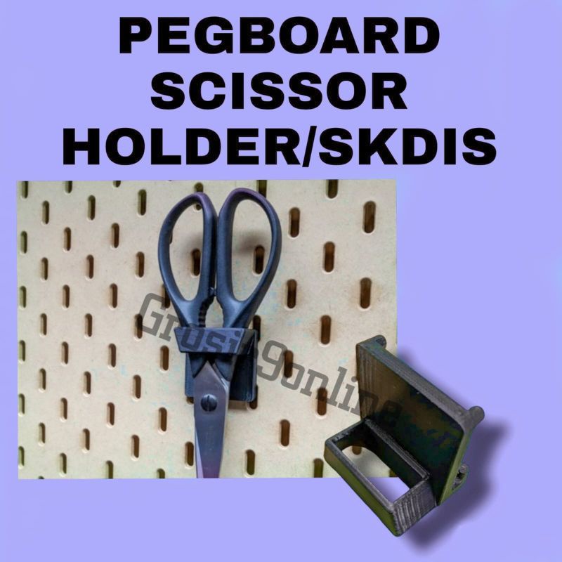 Skdis scissor holder pegboard / scissor Rack accessories Shopee