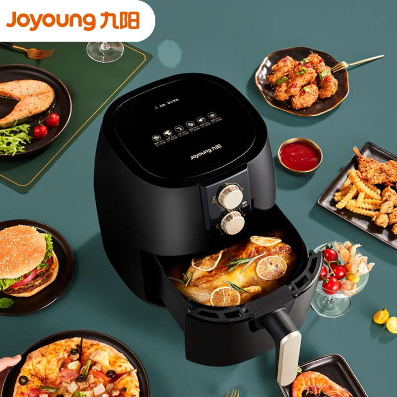 Joyoung Electric Air Fryer & Oilless Cooker with 6 Menus and Timer