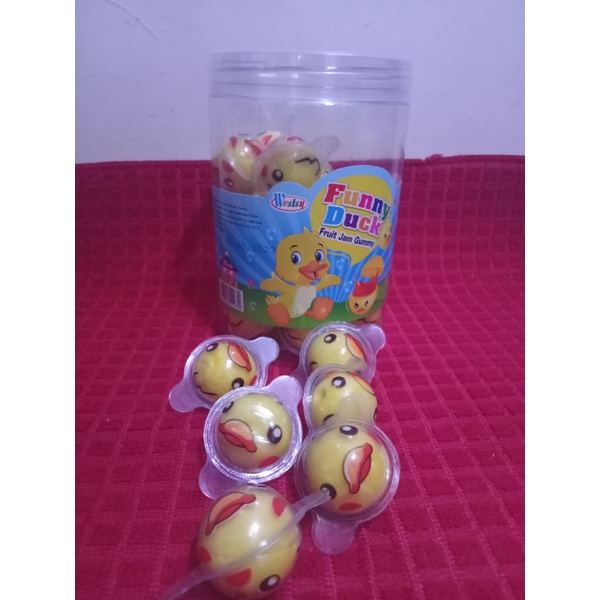 Funny Duck Fruit Jam Gummy 30pcs (1garapon) Shopee Philippines