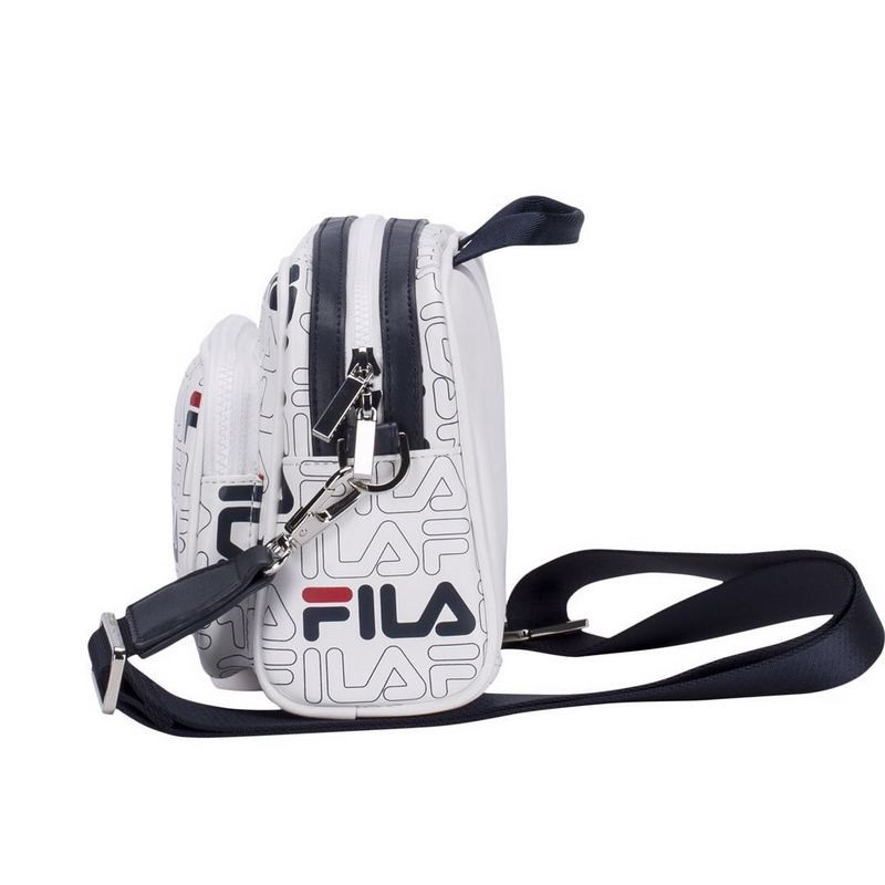 fila white sling bag