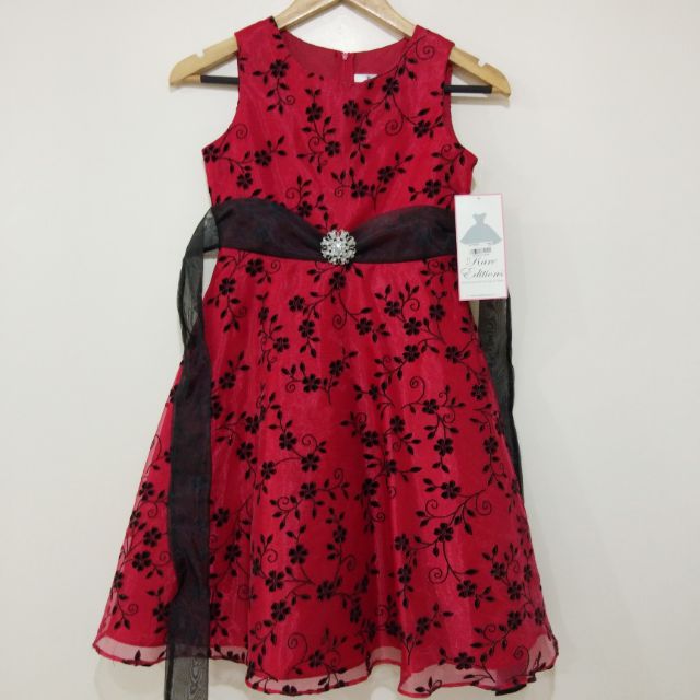 rare editions red dress