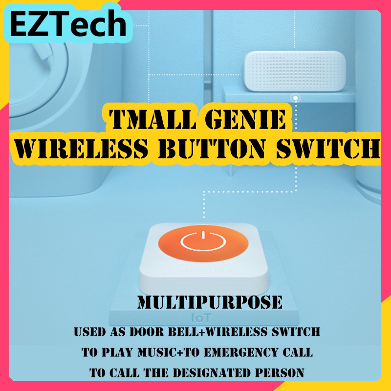 EZTECH Tmall Genie Wireless Button Switch Remote Control Onebutton to