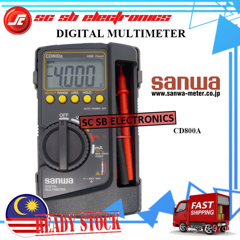 DIGITAL MULTIMETER CD800A SANWA 2Woe Shopee Philippines