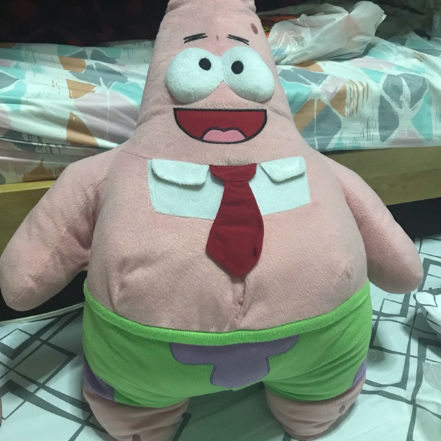 big patrick star stuffed animal