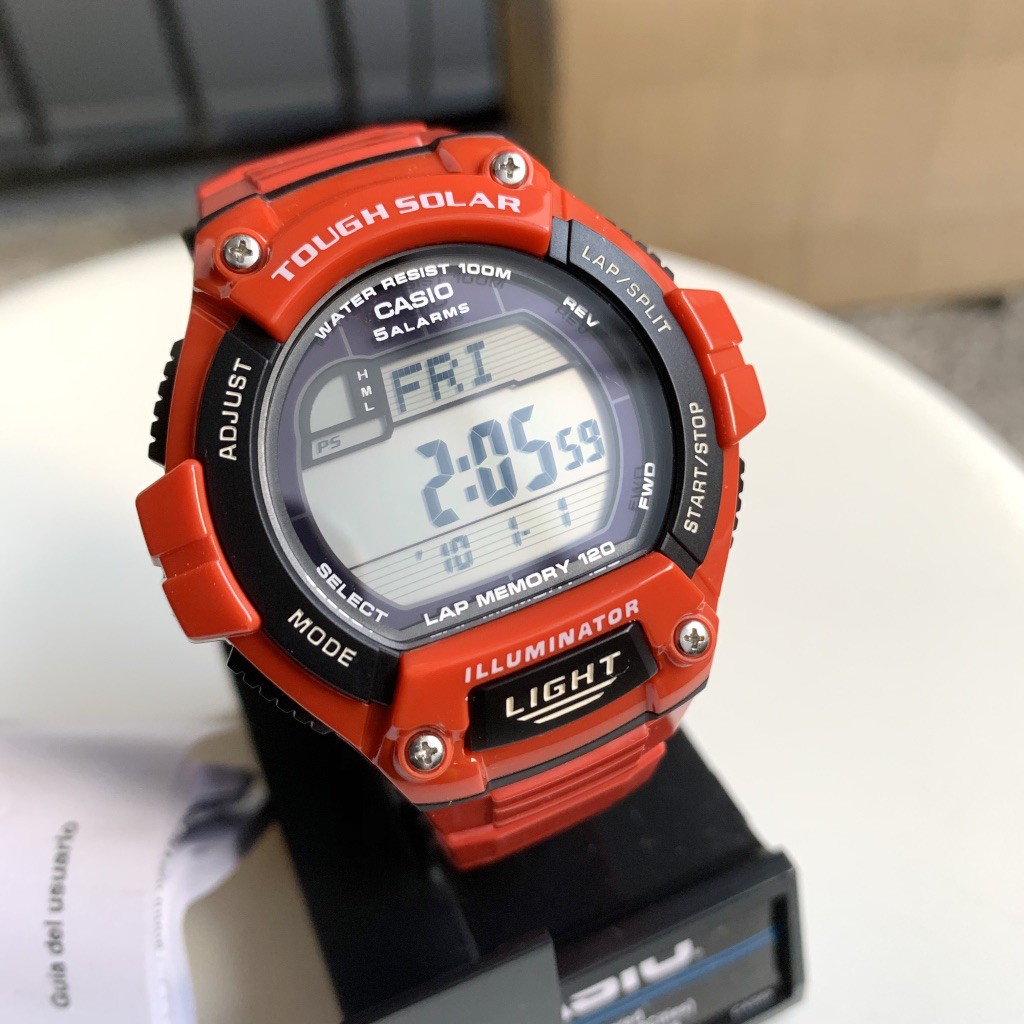 casio tough solar orange