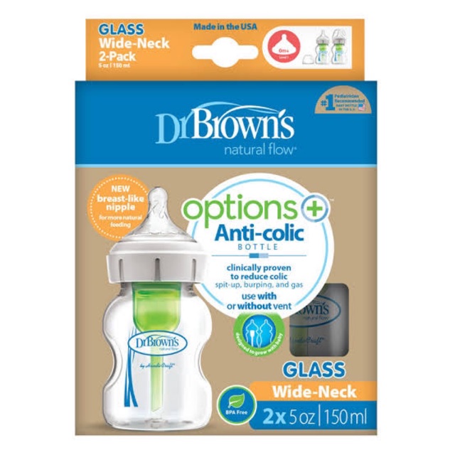 dr brown's options glass bottles