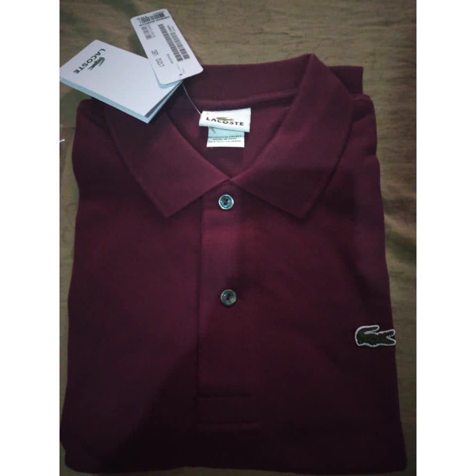 Flygtig Opdage svælg authentic / original Lacoste Classic Polo Shirt for men size 6-9 (xl - 3xl)  | Shopee Philippines