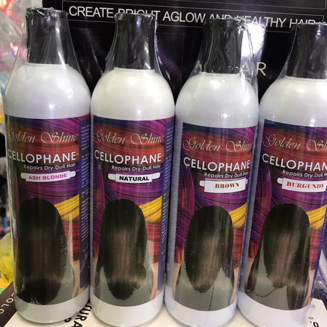 blue cellophane hair color