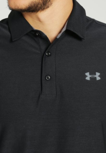 Original Under Armour Shirt Black Polo Golf Heat Gear | Shopee Philippines