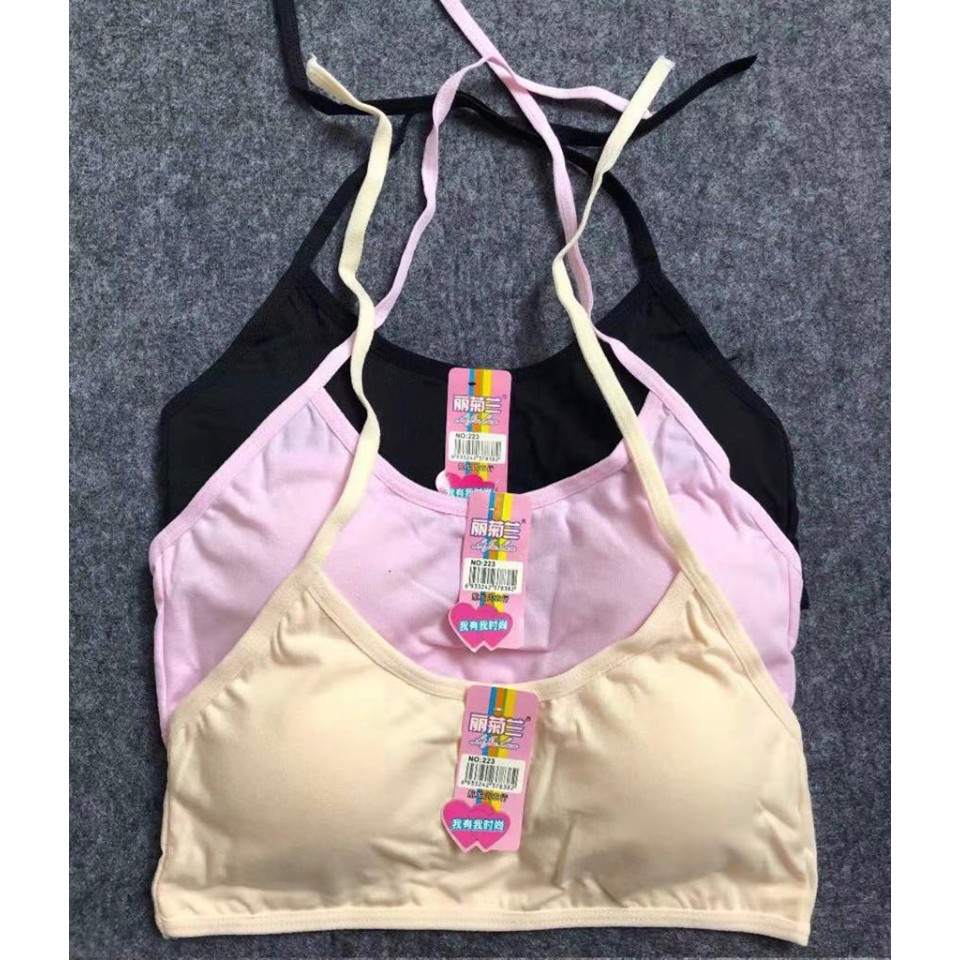 YUME PLAIN COTTON REMOVABLE PADS 9-12 YRS OLD BABY BRA | Shopee Philippines