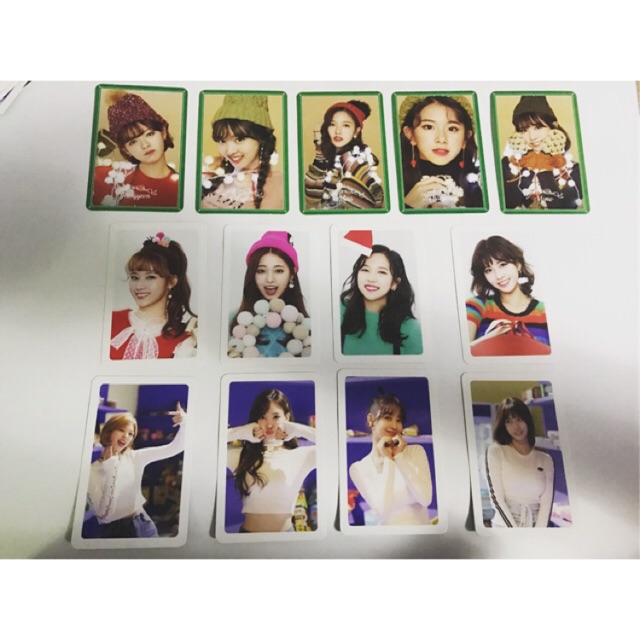 Twice Merry And Happy Heart Shaker Photocards Official Shopee Philippines
