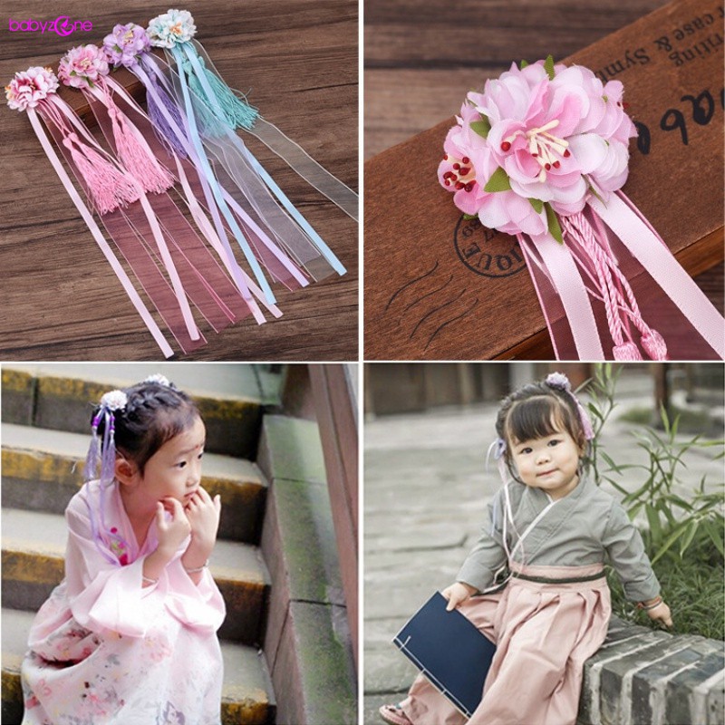 Babymummyzone Baby Girls Chinese Style Kids Hair Clip Hairpin