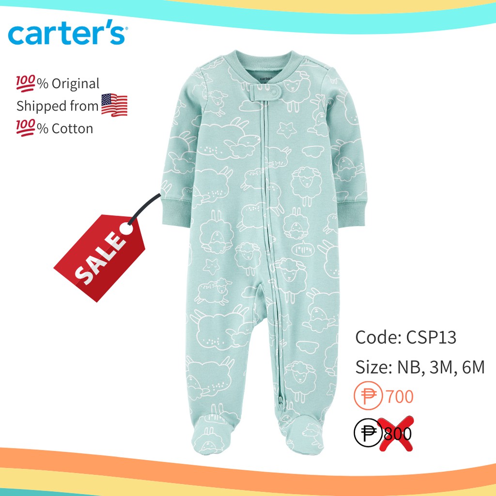 2 way zipper baby pajamas