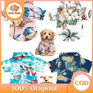 Cuttie Pettie Pet Summer T-Shirts Hawaii Style Pet Dog Summer Clothes Dog Shirt Breathable