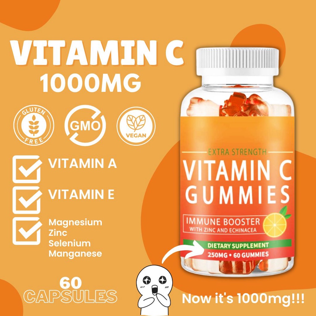 VITAMIN C PLUS VIT A & E/Manganese/Magnesium/Zinc/Selenium Shopee