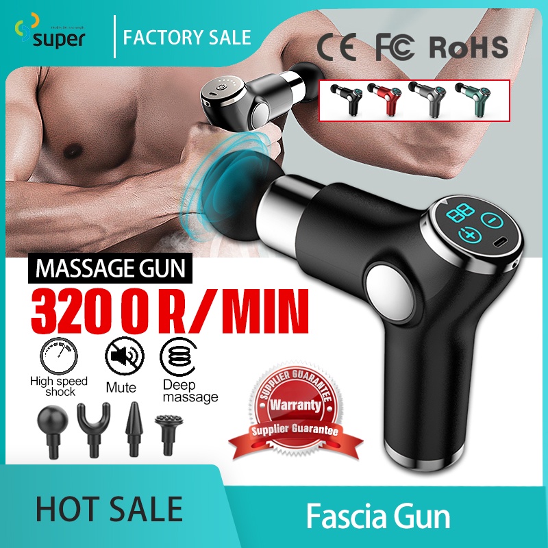 Lcd Rechargeable Mini Muscle Fascia Gun 2021 New Vibration Relaxation