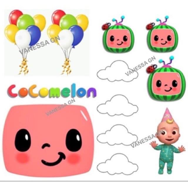 Cake Topper Cocomelon Set Shopee Philippines