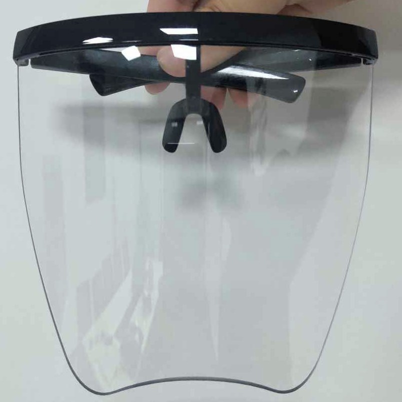 nopeet full face shield with glasses eyeglass High quality Unisex Sunglasses Oversized Eye